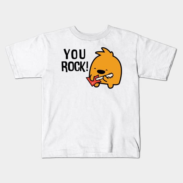 You Rock! Kids T-Shirt by Hey Bob Guy